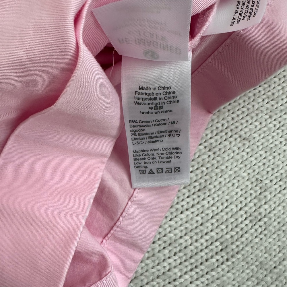 J Crew Cotton High Waist Shorts Pink Size 4 - Picture 3 of 6